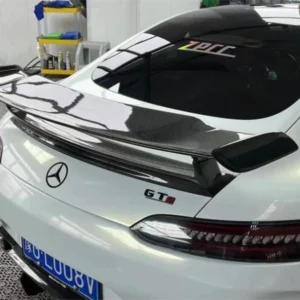 For Mercedes Benz AMG GT GTS GTC 2015-2023 Real Carbon Fiber Spoiler REAR WING TRUNK LIP SPOILERS High Quality GTR Splitters - - Racext 9