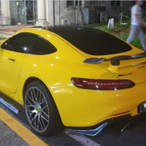 For Mercedes Benz AMG GT GTS GTC 2015-2023 Real Carbon Fiber Spoiler REAR WING TRUNK LIP SPOILERS High Quality GTR Splitters - - Racext 15
