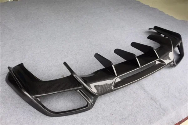For Mercedes Benz AMG GT GTS GTC GTR 2015-2023 High Quality REAL Carbon Fiber Rear Diffuser Bumper Lip Spoiler Kit Splitters - - Racext 2
