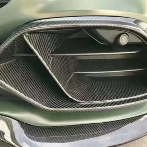 For Mercedes Benz AMG GT50 GT53 2019-2023 REAL Carbon Fiber Front Bumper Fog Lamp Cover Air Outlet Lip Spoiler Kit Splitters - - Racext 10