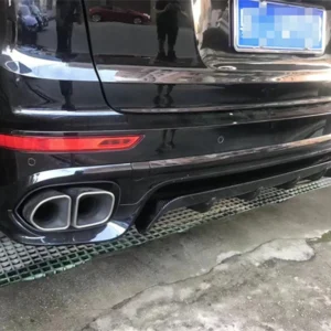 For Porsche Cayenne 958 2015 2016 2017 Real Carbon Fiber Rear Diffuser Lip Spoiler High Quality Bumper Kit Splitter 10 - Racext For Porsche Cayenne 958 2015 2016 2017 Real Carbon Fiber Rear Diffuser Lip Spoiler High Quality Bumper Kit Splitter - - Racext 9