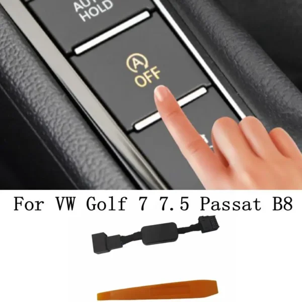 Engine start stop override module For VW Golf 7 7.5 Passat B8 Automatic Start And Stop Engine Off Device Control Sensor Plug Stop Cancel For VW Car - - Racext 2