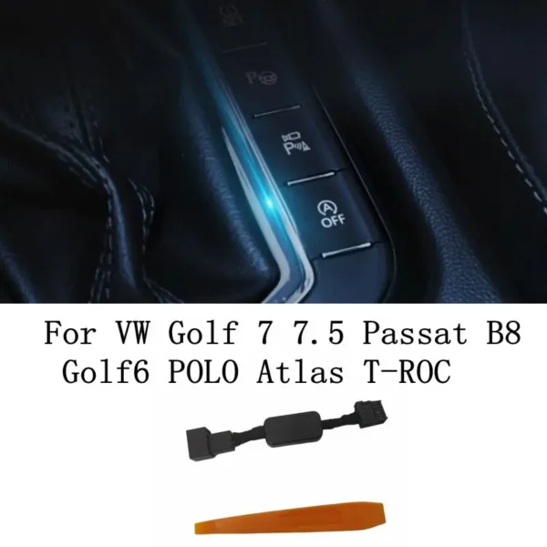 Engine start stop override module For VW Golf6 POLO Atlas T-ROC T-cross Tiguan Automatic Stop Start Engine System Off Cable Plug and Play Eliminator - - Racext 2