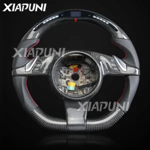 Carbon Fiber LED Steering Wheel Customized for Porsche Cayenne/Panamera 2010-2016 Racing Wheel - - Racext 9