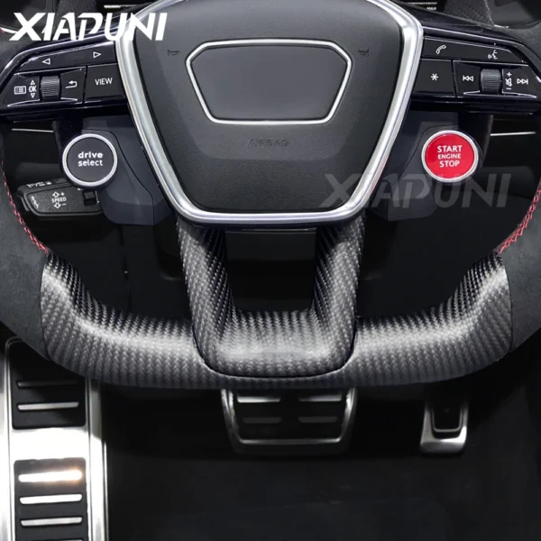 Customized LED Racing Steering Wheel for Audi SQ5-SQ8, A5, A6, A7, RS5, RS6, RS7, Q3, Q4, Q5, Q6, Q7, Q8 - - Racext 4