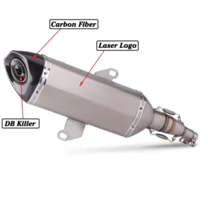 Per Honda FORZA350 NSS350 sistema completo scarico Moto modificato fuga Moto Bike silenziatore DB Killer silenziatore tubo di collegamento anteriore - - Racext 10