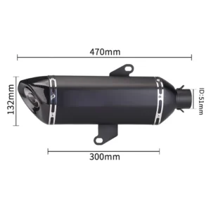 Per Honda FORZA350 NSS350 sistema completo scarico Moto modificato fuga Moto Bike silenziatore DB Killer silenziatore tubo di collegamento anteriore - - Racext 8