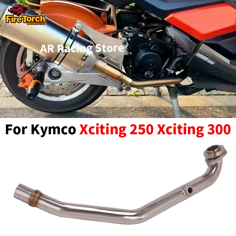 Silenziatore Di Scarico In Acciaio Inox Per Kawasaki Z125 – Tubo Anteriore Completo, Diametro 51mm, Modificato Slip-on