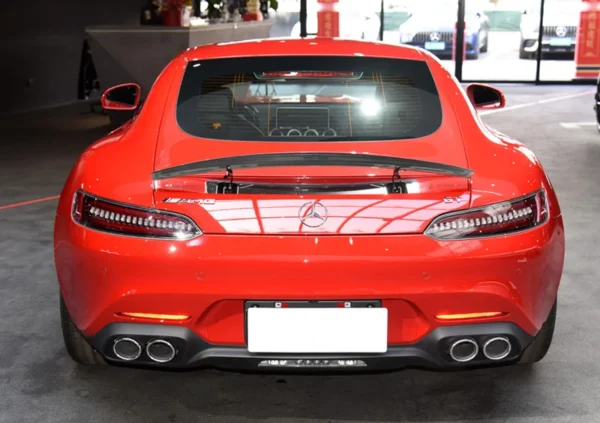 Real Carbon Fiber Spoiler For Mercedes Benz AMG GT GTS GTC C190 2015-2023 High Quality Rear Wing Trunk Lip Refits Spilers - - Racext 4