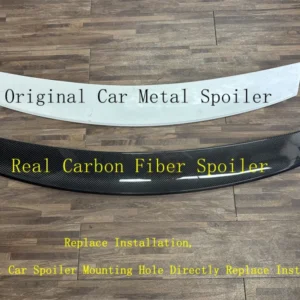 Real Carbon Fiber Spoiler For Mercedes Benz AMG GT GTS GTC C190 2015-2023 High Quality Rear Wing Trunk Lip Refits Spilers - - Racext 7