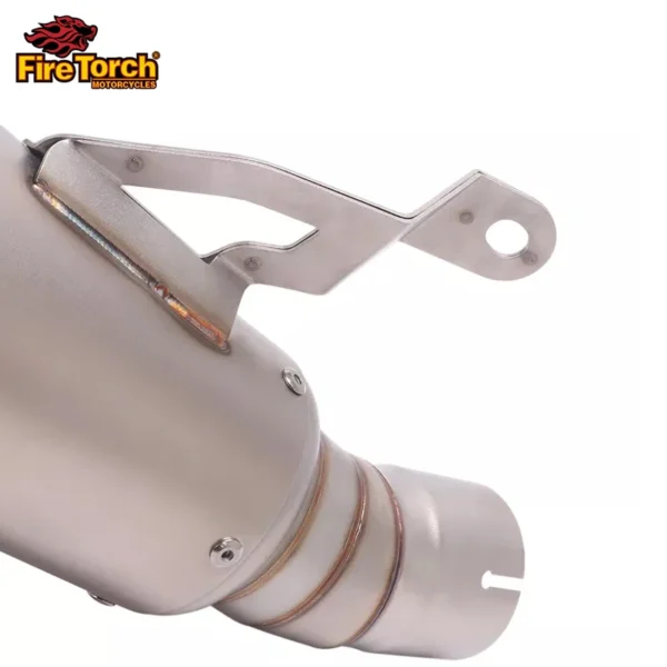 Slip On For BMW S1000RR 2019 2020 2021 2022 60MM Motorcycle Exhaust Escape System Modified With Mid Pipe GP Muffler Silencer - - Racext 5
