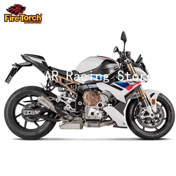Slip On For BMW S1000RR 2019 2020 2021 2022 60MM Motorcycle Exhaust Escape System Modified With Mid Pipe GP Muffler Silencer - - Racext 2