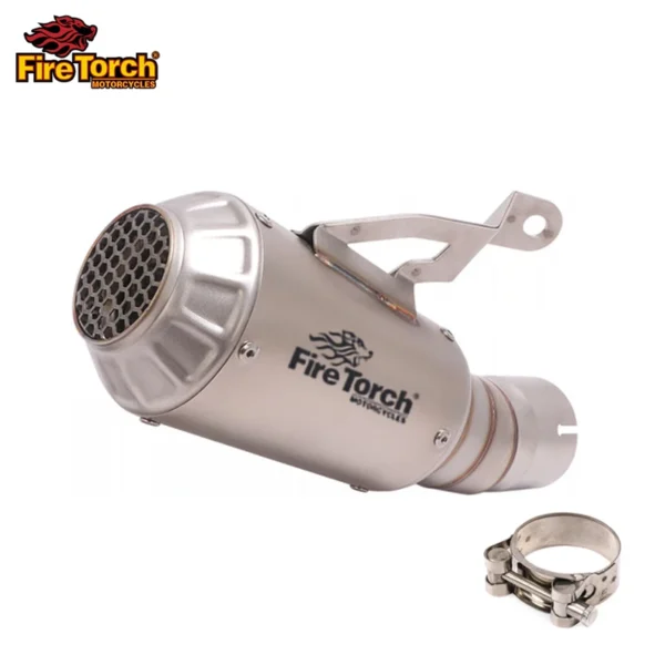 Slip On For BMW S1000RR 2019 2020 2021 2022 60MM Motorcycle Exhaust Escape System Modified With Mid Pipe GP Muffler Silencer - - Racext 6