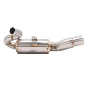 Slip On For Benelli 502C 502 Motorcycle Catalyst Delete Mid Link Pipe Eliminator Enhanced Exhaust System Escape Moto Muffler - - Racext 13
