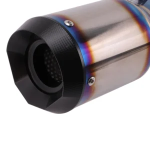 Slip On Pro Kawasaki ZX-6R ZX6R 636 2009 - 2019 Únik výfuku motocyklu Upravený tlumič výfuku z titanové slitiny se středním článkem CNC - - Racext 15