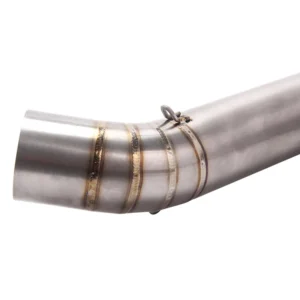 Silenziatore di scarico per moto in lega di titanio, tubo di collegamento centrale, silenziatore di fuga per S1000R S1000RR 2010 2011 2012 2013 2014 2015 anni - - Racext 13