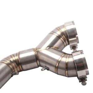 Silenziatore di scarico per moto in lega di titanio, tubo di collegamento centrale, silenziatore di fuga per S1000R S1000RR 2010 2011 2012 2013 2014 2015 anni - - Racext 15