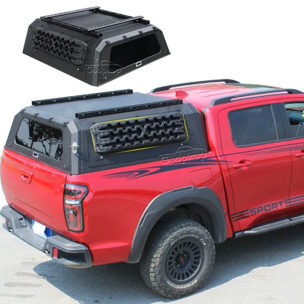 pickup truck topper hardtop with Emergency Recovery Board hard top navara canopy for Nissan Frontier np300 d40 Hardbody - - Racext 1