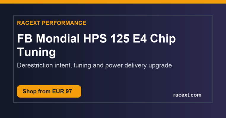 FB Mondial HPS 125 E4 RACEXT chip tuning
