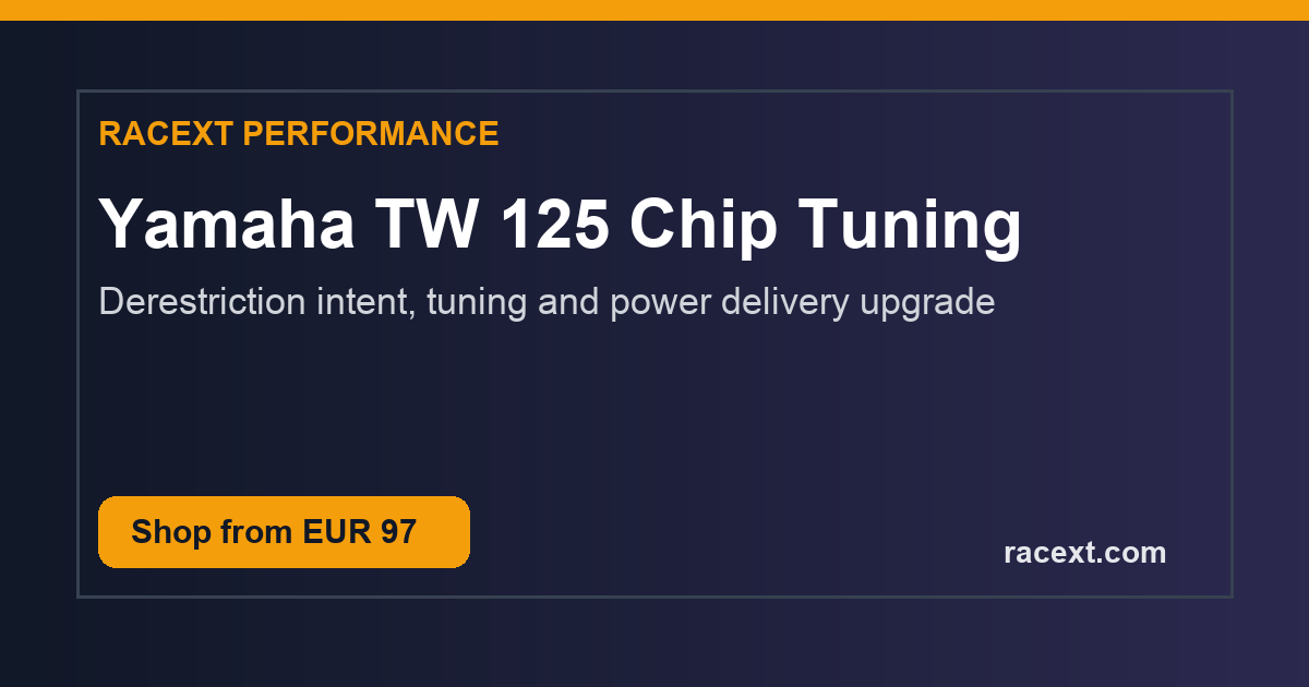 increase power yamaha tw 125 2 - Racext Yamaha TW 125 RACEXT chip tuning